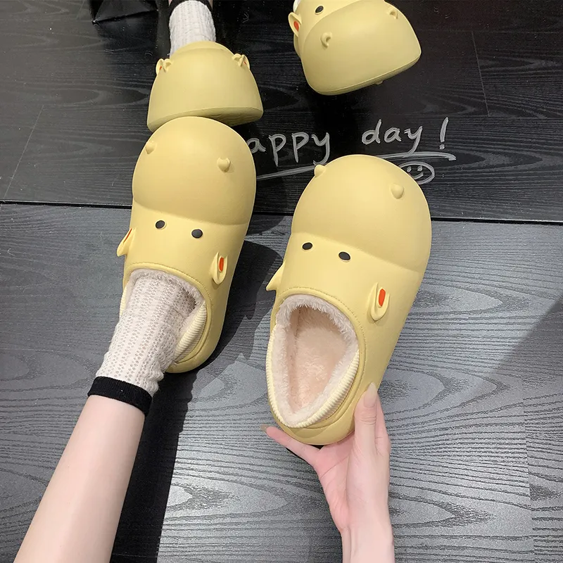 LEMONKID Anti Slip Wear Resistant Breathable Lightweight Cushioning Warm Quiet Balance Low Top Kids' Slippers Teenagers-4