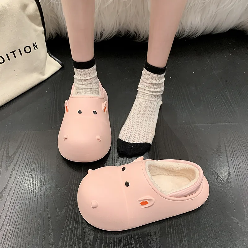 LEMONKID Anti Slip Wear Resistant Breathable Lightweight Cushioning Warm Quiet Balance Low Top Kids' Slippers Teenagers-6