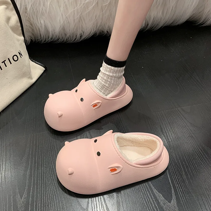 LEMONKID Anti Slip Wear Resistant Breathable Lightweight Cushioning Warm Quiet Balance Low Top Kids' Slippers Teenagers-7