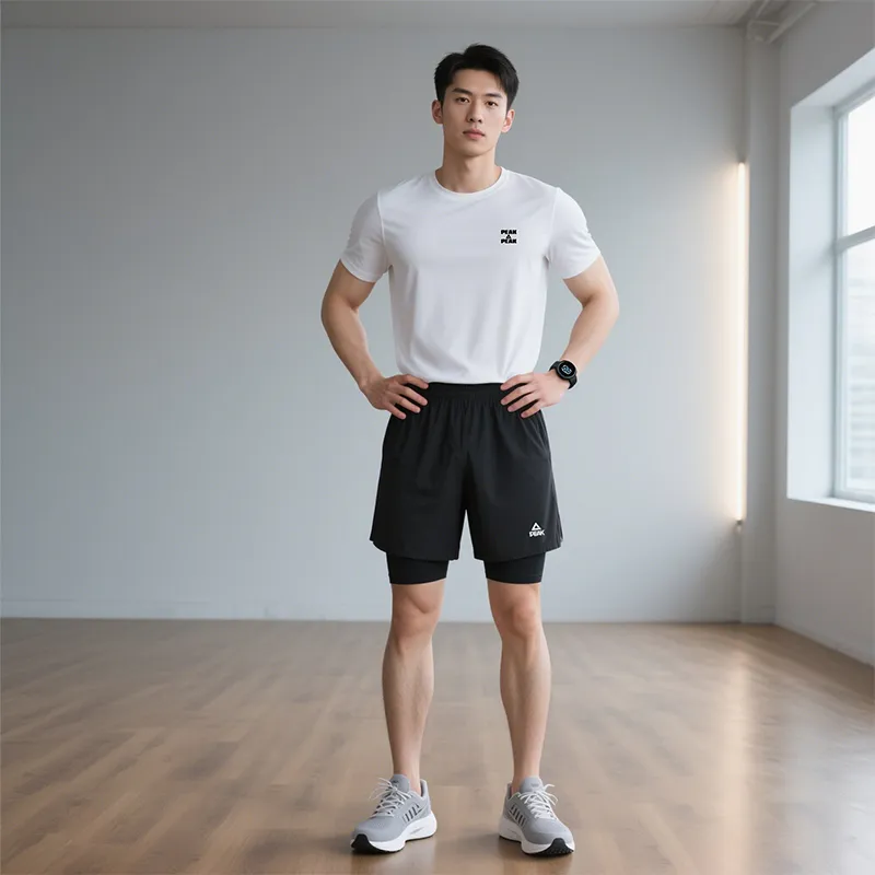 PEAK Casual Sportswear Unisex Two Piece Set-2