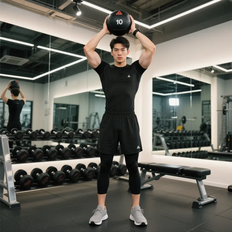 PEAK Fitness Set Unisex Set Of 3 Black-2