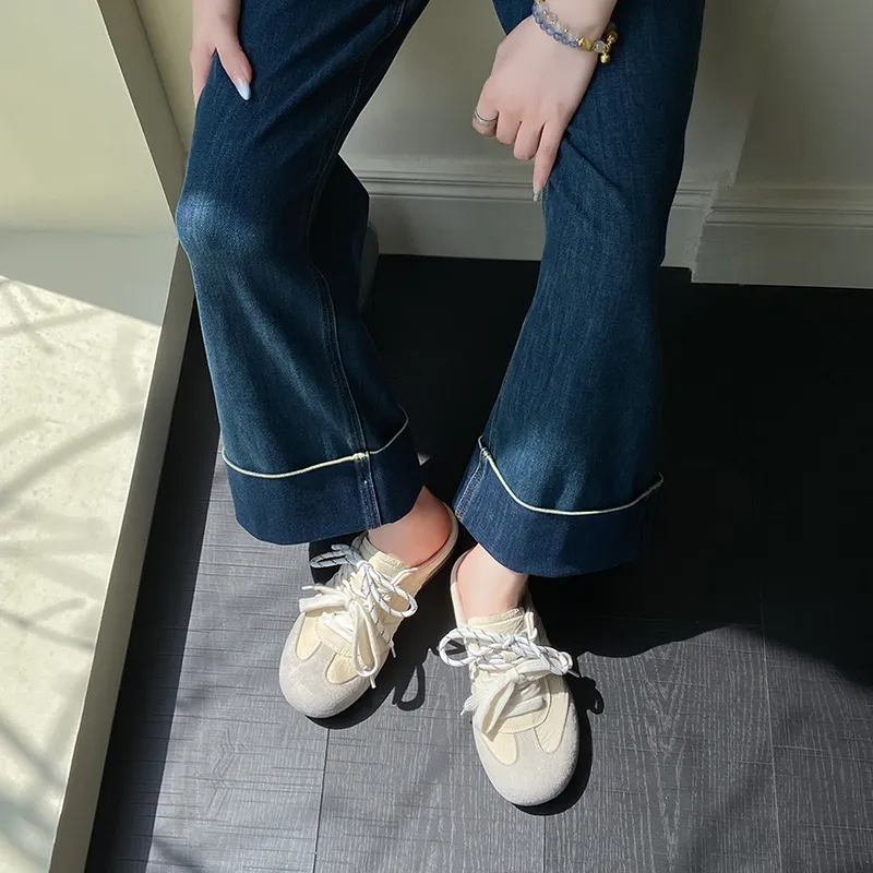 ABCYLM Quiet Slip Resistant Closed Toe Slippers Women's-4