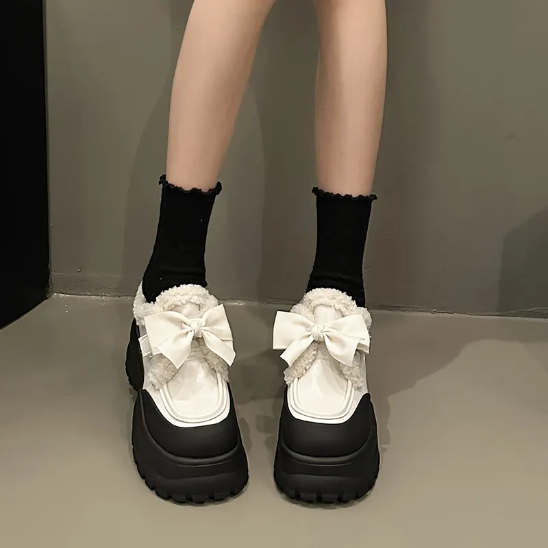 ABCYLM Warm Low Top Casual Shoes Women's-4