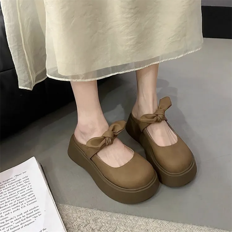 ABCYLM Quiet Abrasion Resistant Slip Resistant Wrap toe Slippers Women's-6