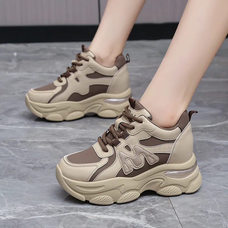 ABCYLM Non slip Lightweight Low Top Chunky Sneakers Women's-1
