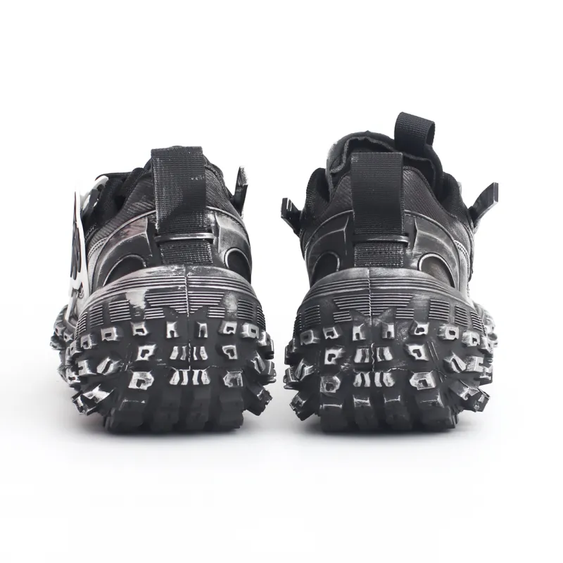 PAIN OR PLEASURE Low Top Kids Lifestyle Shoes Black Teenagers-3