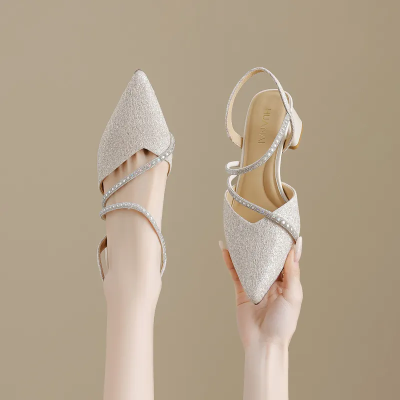 HUANAI Chunky Heel High Heels Women's-6