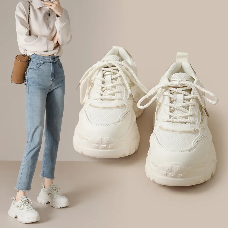 HUANAI Breathable Height Increasing Low-Top Casual Shoes Unisex-2