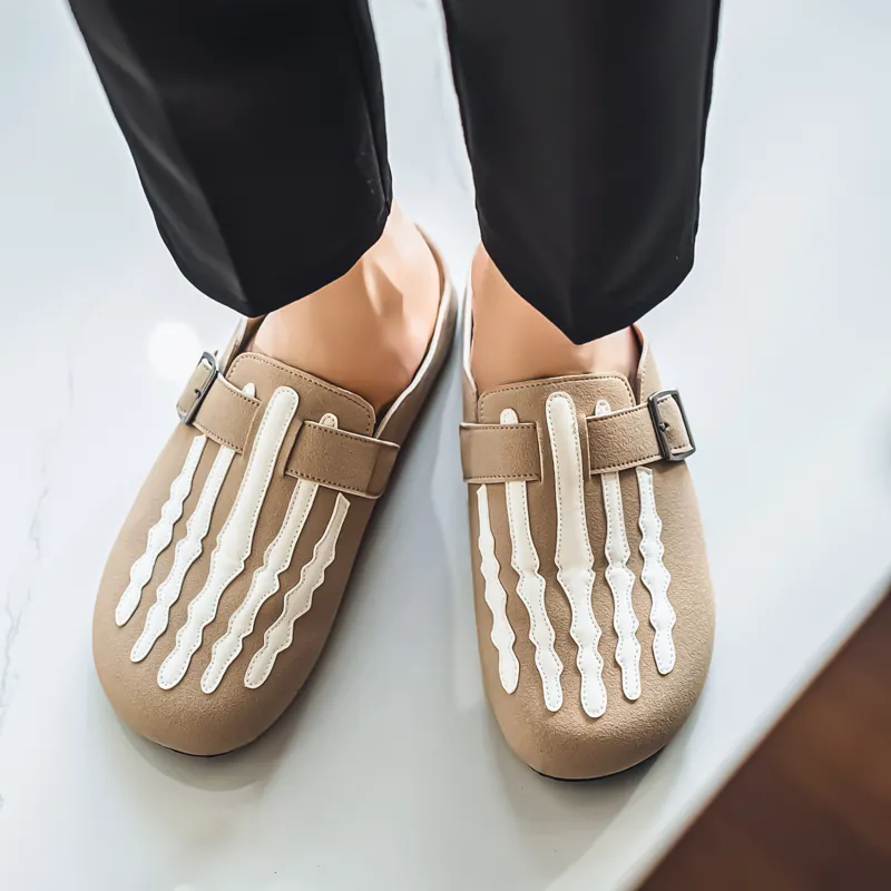 HUANAI Quiet Closed Toe Slippers Men's-9