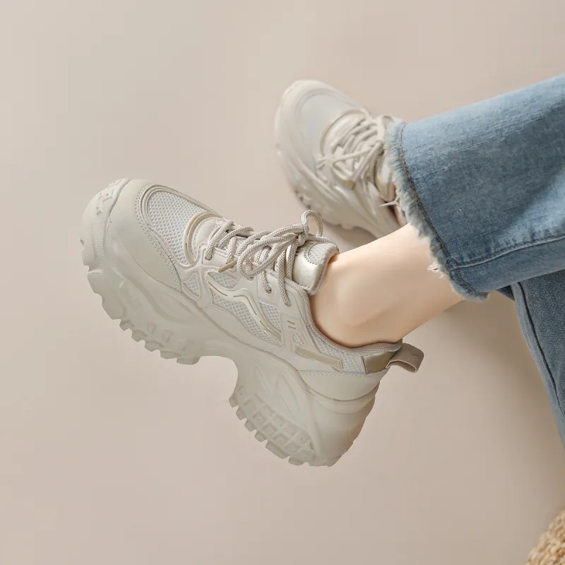 HUANAI Breathable Height Increasing Low-Top Casual Shoes Unisex-11