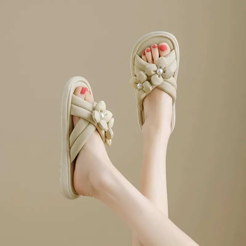 HUANAI Slip Resistant Slide Slippers Women's-6
