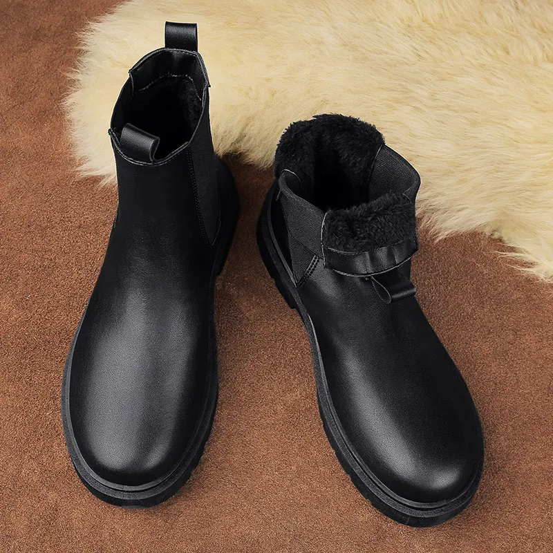HUANAI Short Chelsea Boots Men's-3