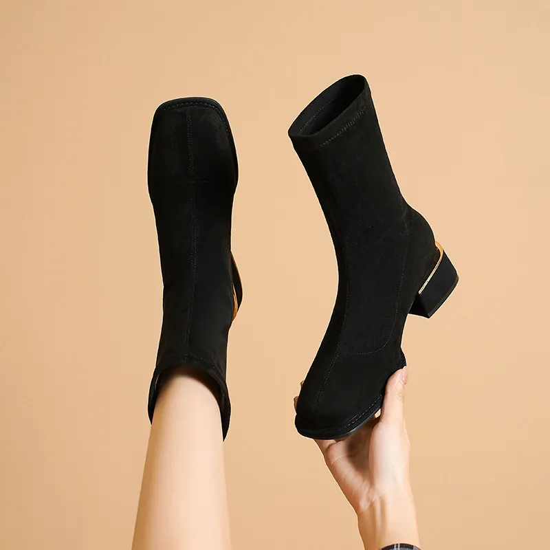 HUANAI Ankle Boots Women's-13