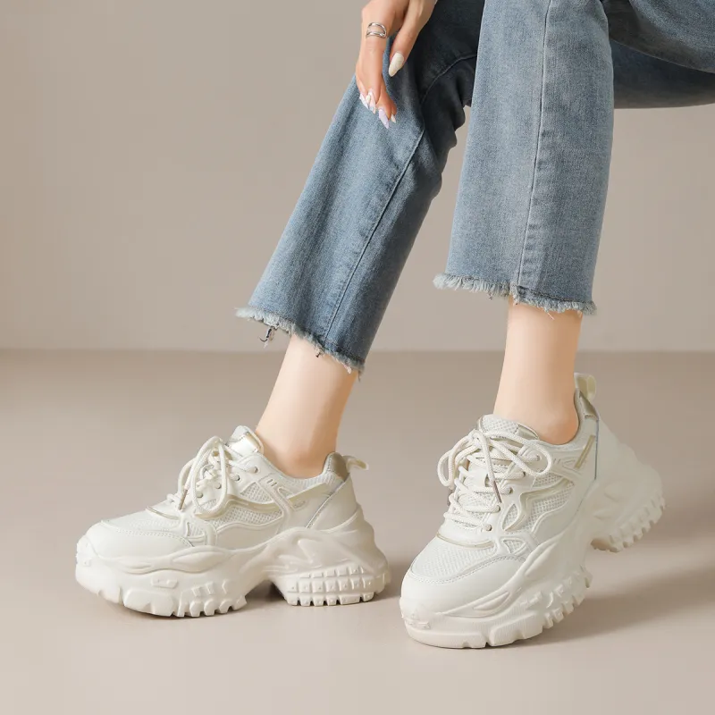 HUANAI Breathable Height Increasing Low-Top Casual Shoes Unisex-3