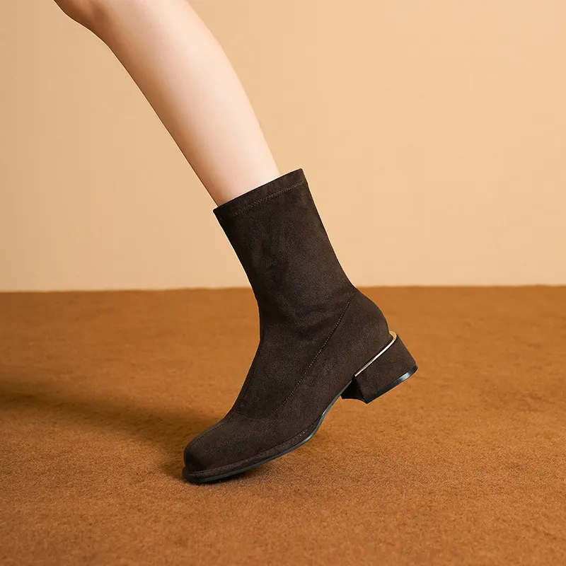 HUANAI Ankle Boots Women's-17