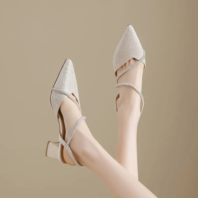 HUANAI Chunky Heel High Heels Women's-7