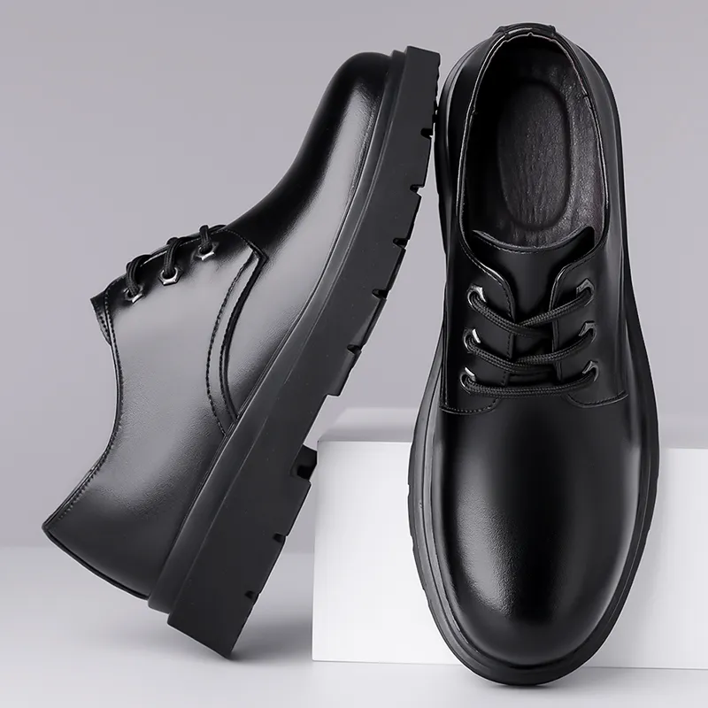 HUANAI Dress Shoes Men Low Top-2