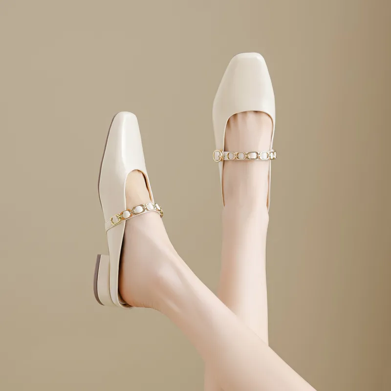 HUANAI Slip Resistant Abrasion Resistant Closed Toe Slippers Women's-7