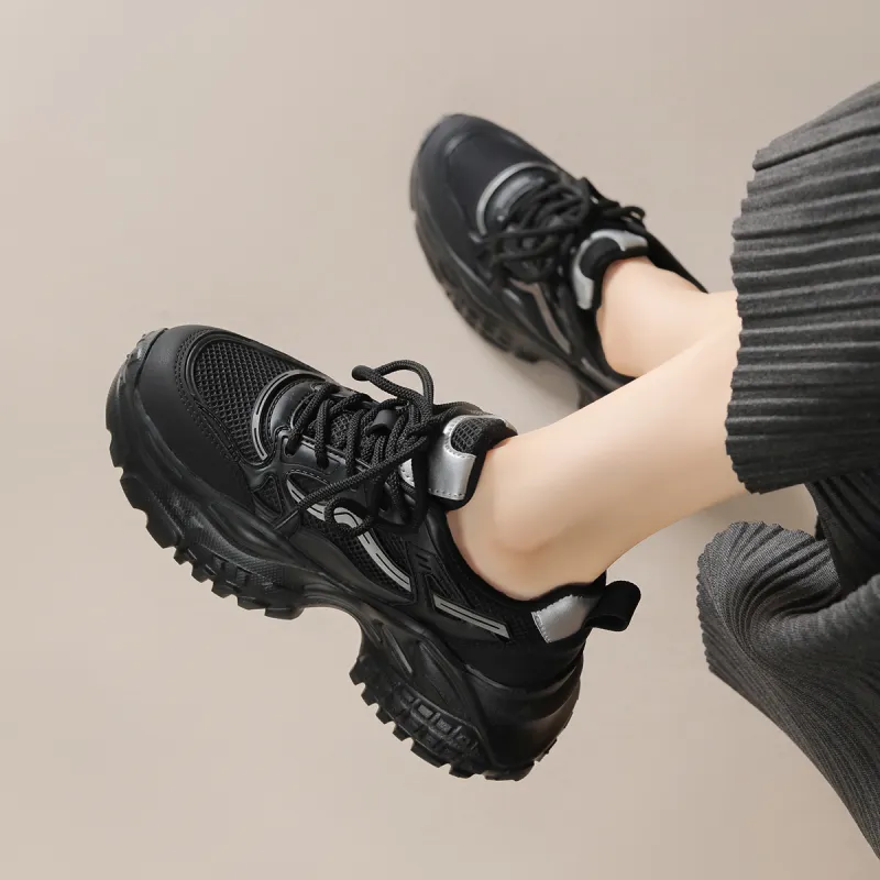HUANAI Breathable Height Increasing Low-Top Casual Shoes Unisex-17