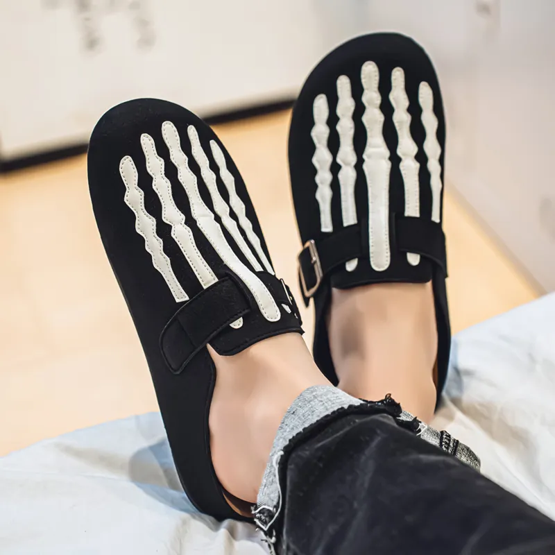HUANAI Quiet Closed Toe Slippers Men's-5