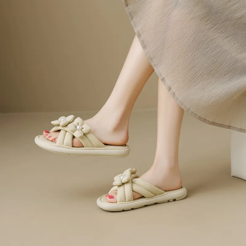 HUANAI Slip Resistant Slide Slippers Women's-7