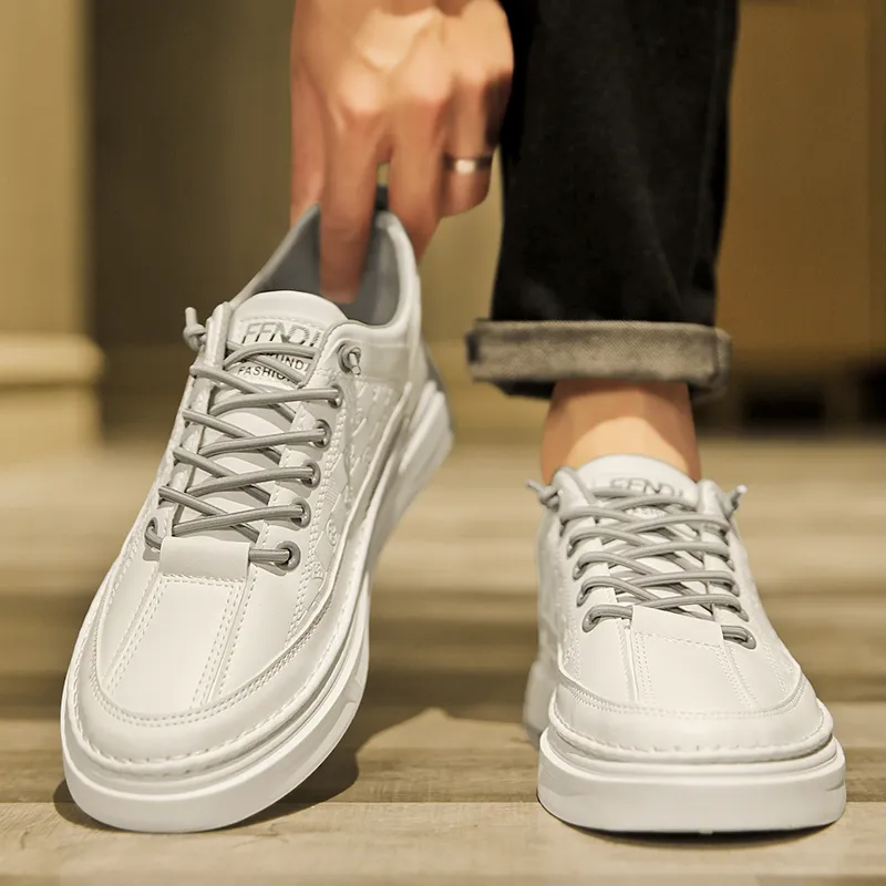 HUANAI Abrasion Resistant Low Top Skateboard Shoes Men's-12