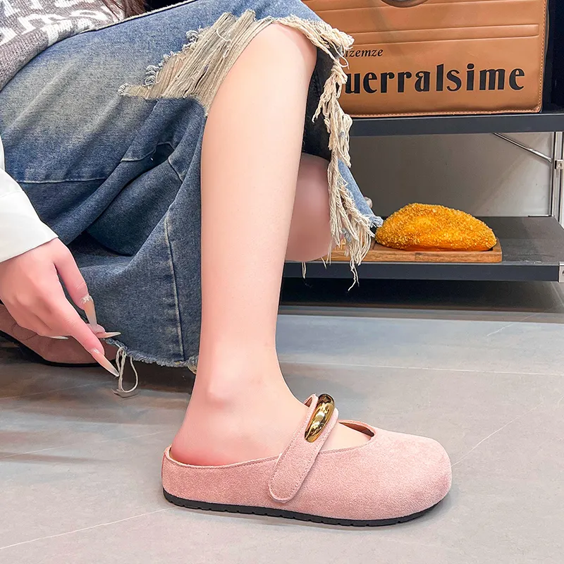 HUANAI Quiet Closed Toe Slippers Women's-14