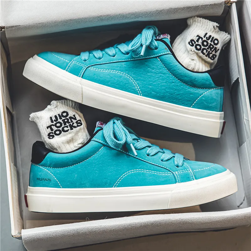HUANAI Abrasion-Resistant Low-Top Skateboard Shoes Men's-3