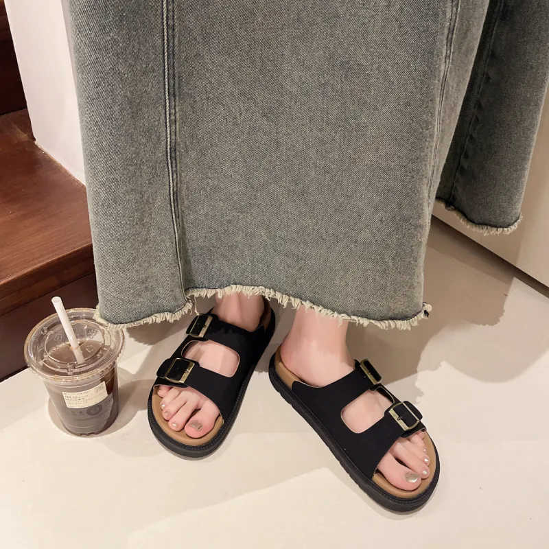 HUANAI Quiet, Slip Resistant, Odor Resistant Slide Slippers Women's-2