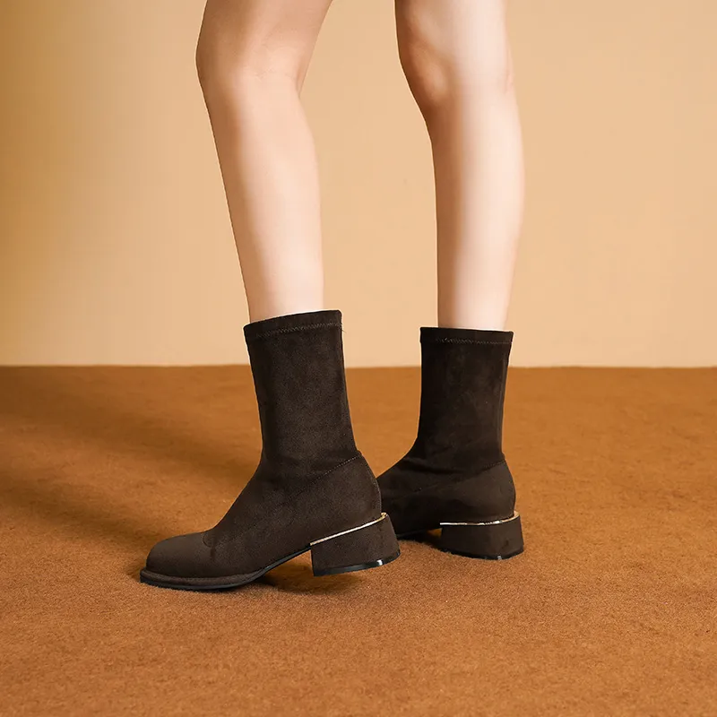 HUANAI Ankle Boots Women's-7