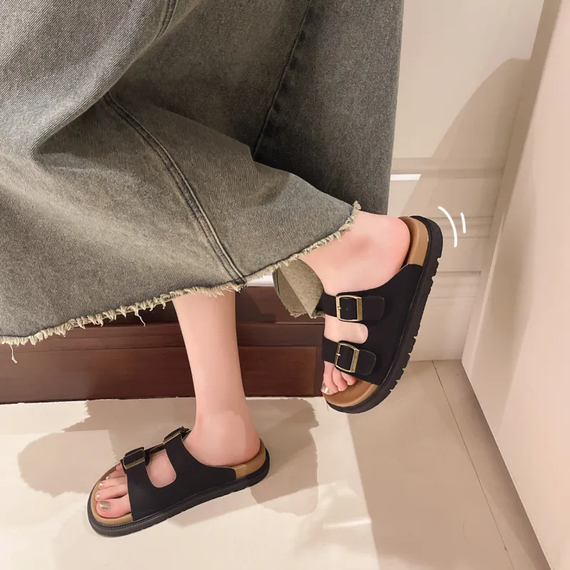 HUANAI Quiet, Slip Resistant, Odor Resistant Slide Slippers Women's-3