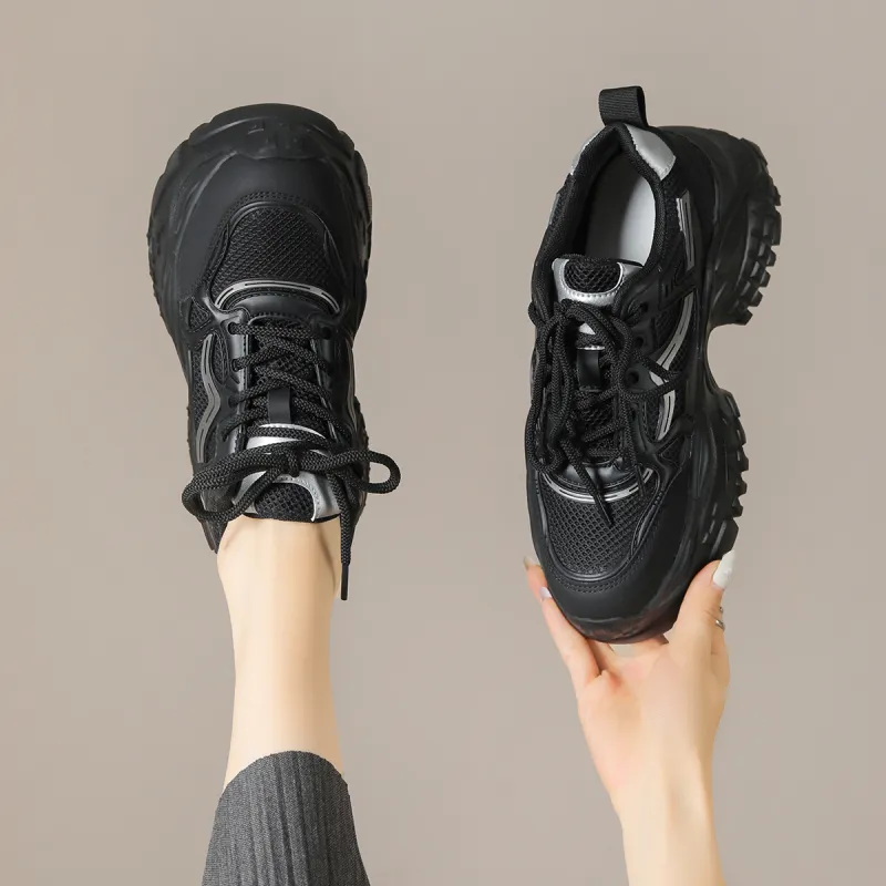 HUANAI Breathable Height Increasing Low-Top Casual Shoes Unisex-16