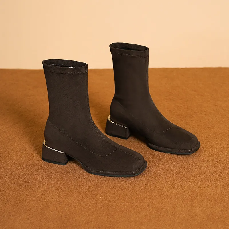 HUANAI Ankle Boots Women's-11