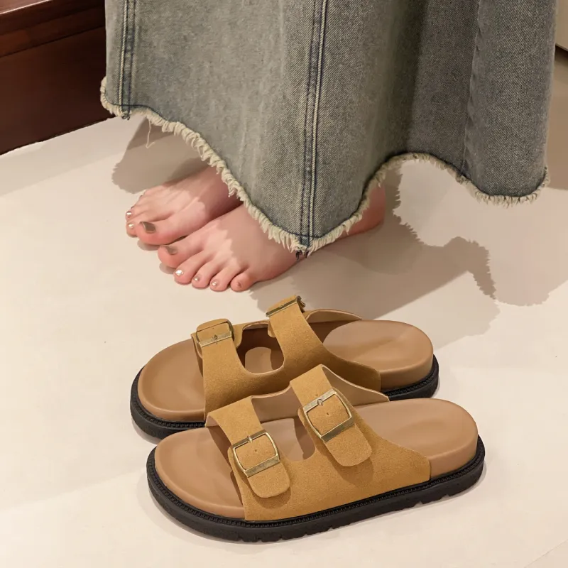 HUANAI Quiet, Slip Resistant, Odor Resistant Slide Slippers Women's-14