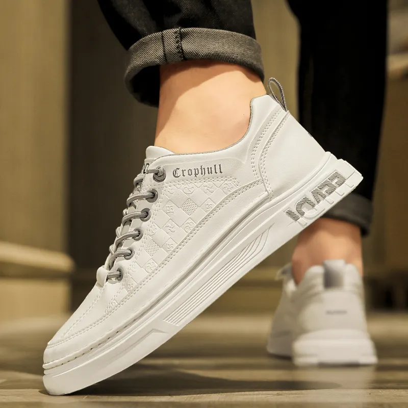 HUANAI Abrasion Resistant Low Top Skateboard Shoes Men's-14