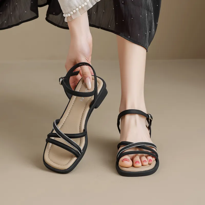 HUANAI One Strap Sandals Women's-3