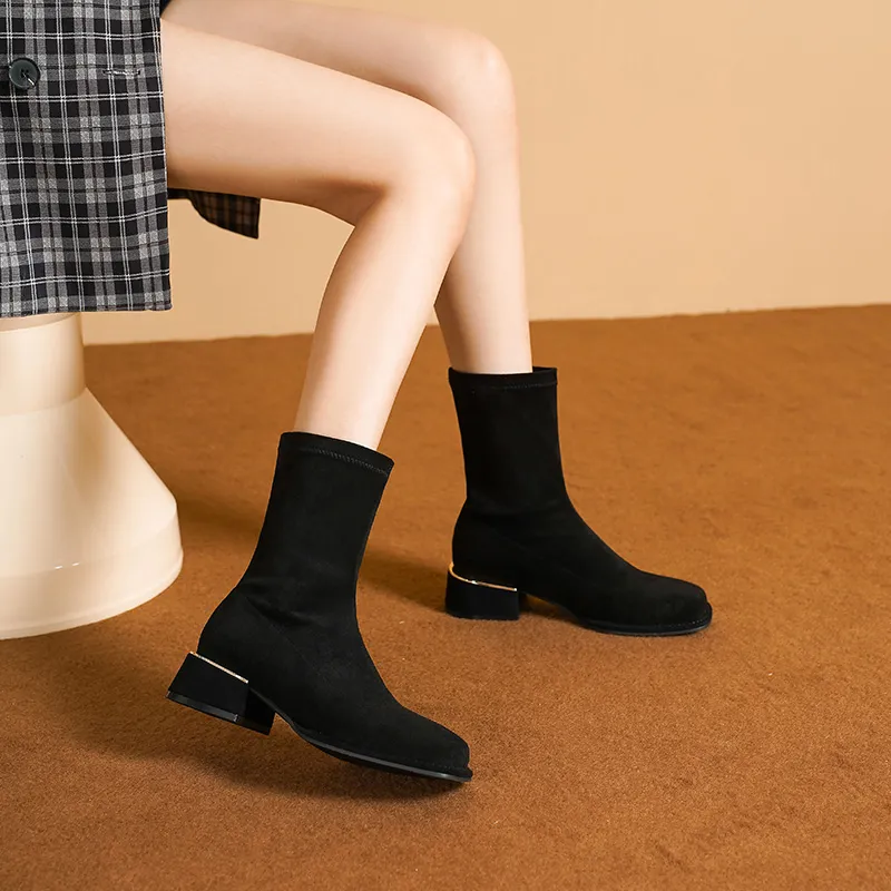 HUANAI Ankle Boots Women's-3