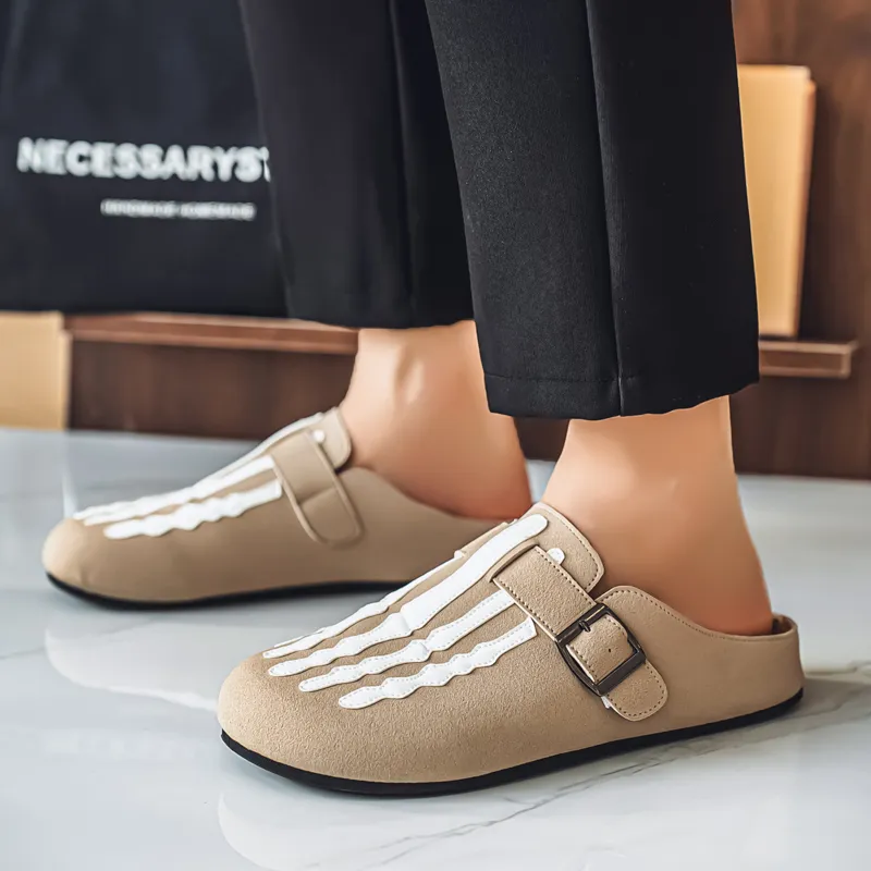 HUANAI Quiet Closed Toe Slippers Men's-10