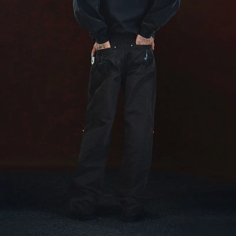 DICETINY Jeans Unisex Black-5