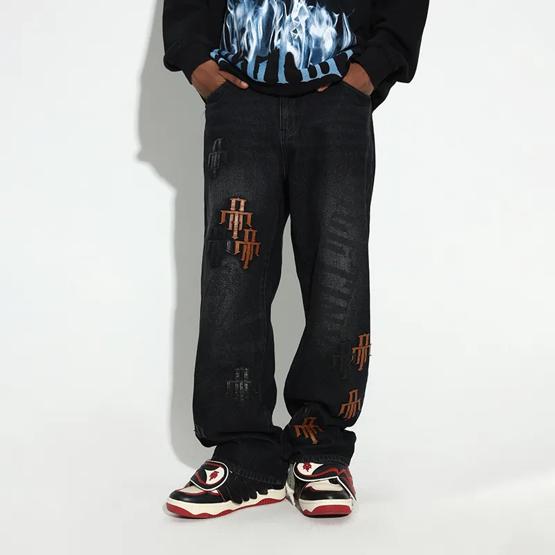 DICETINY Jeans Unisex Black-2