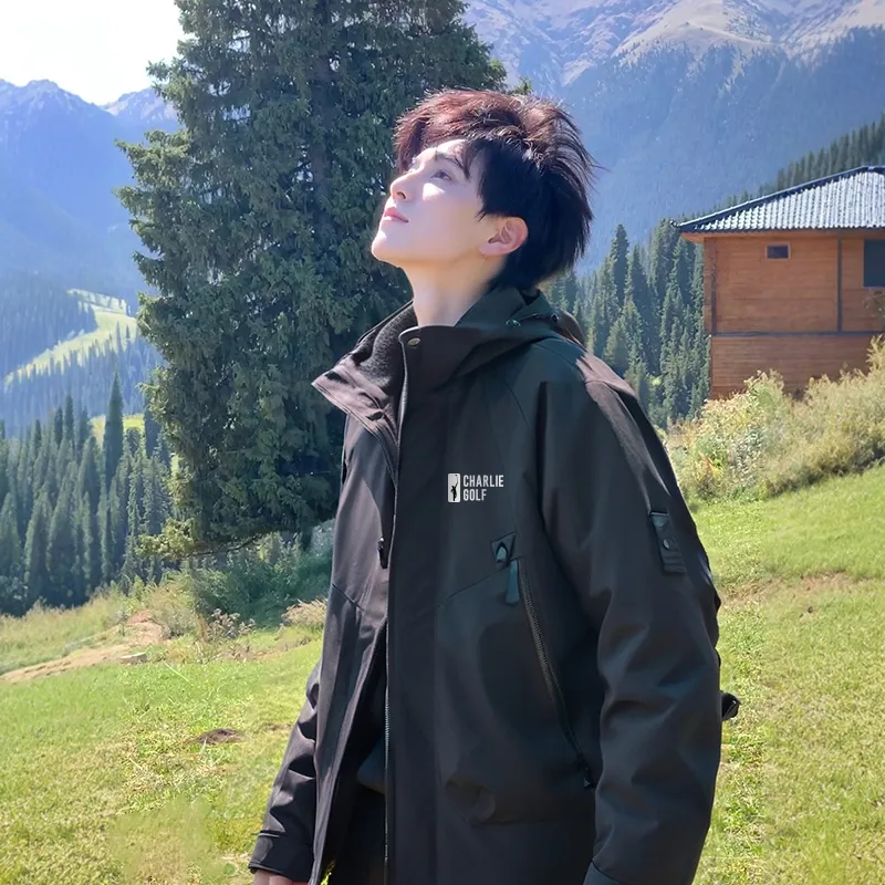 CHARLIE GOLF Windbreaker Jacket Unisex-4