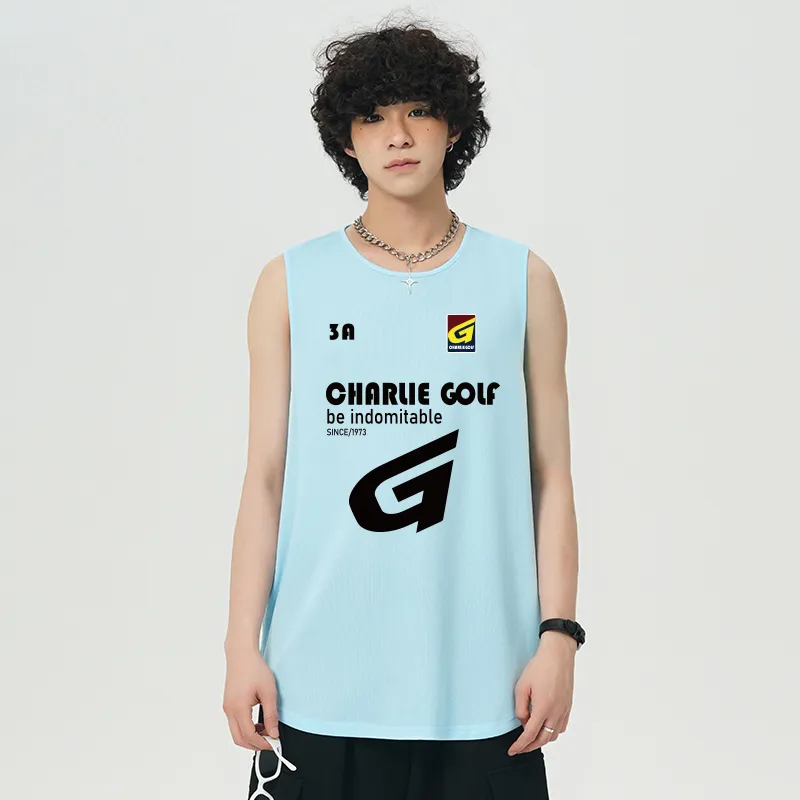 CHARLIE GOLF Basketball Jersey Unisex-2