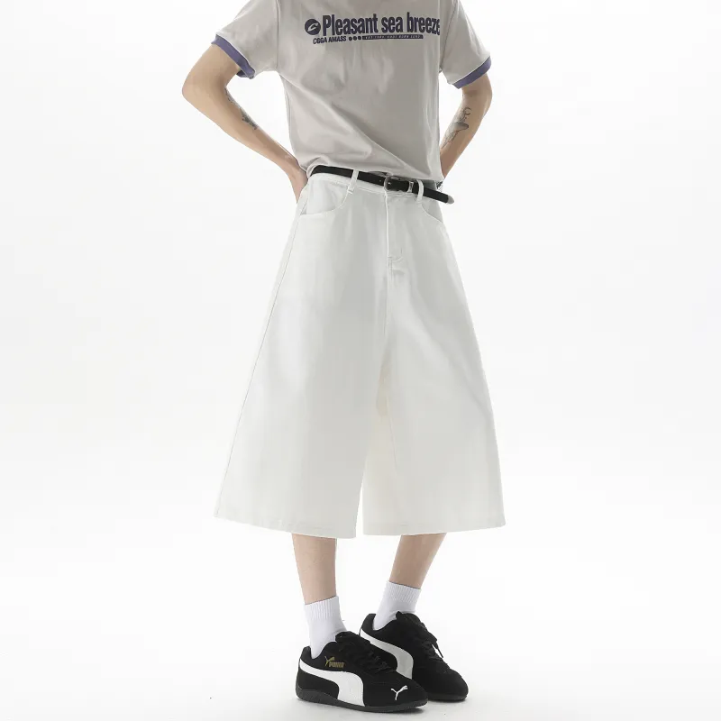 CHARLIE GOLF Denim Shorts Unisex-10