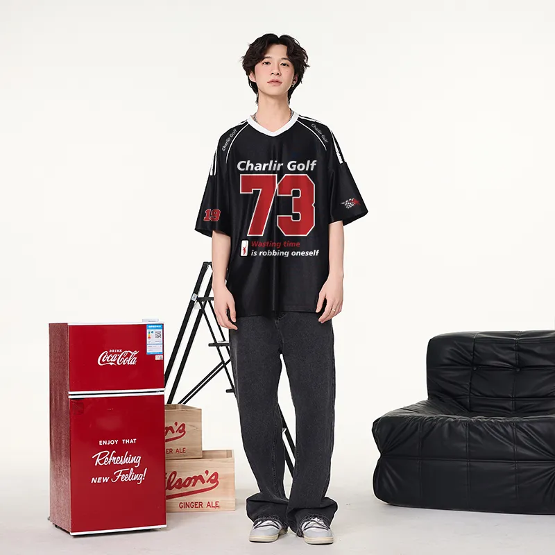 CHARLIE GOLF Basketball Jersey Unisex-6