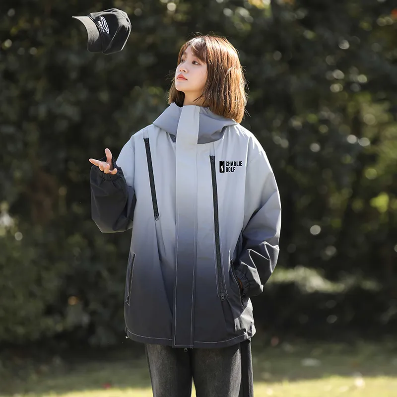 CHARLIE GOLF Windbreaker Jacket Unisex-9