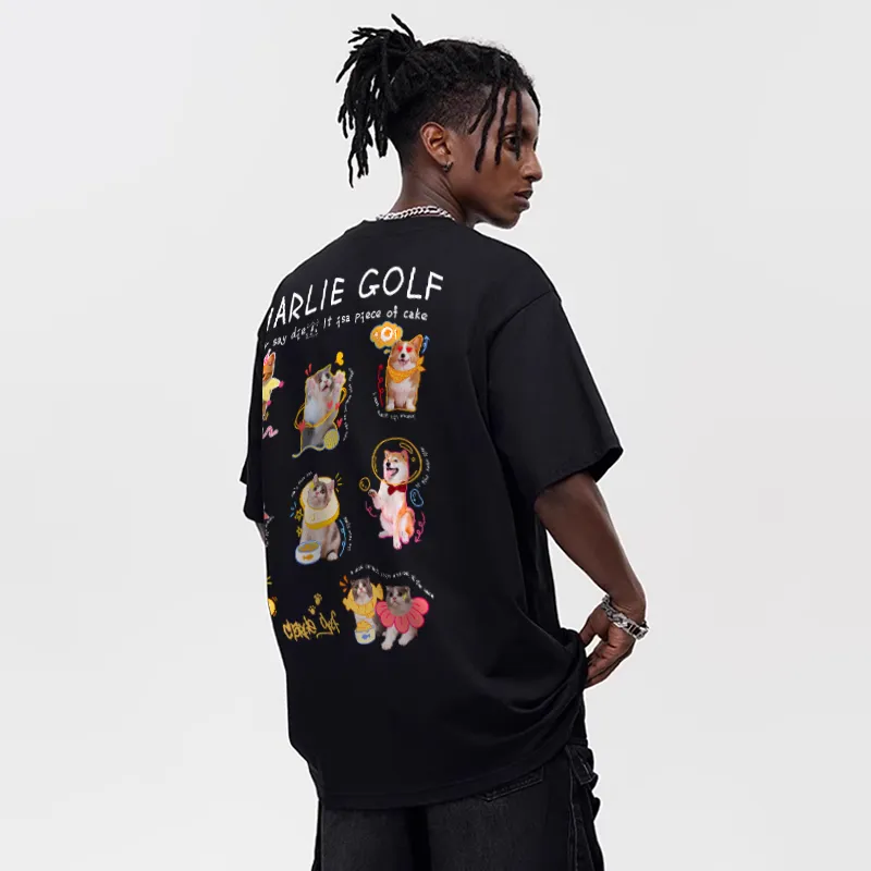 CHARLIE GOLF T Shirts Unisex-3