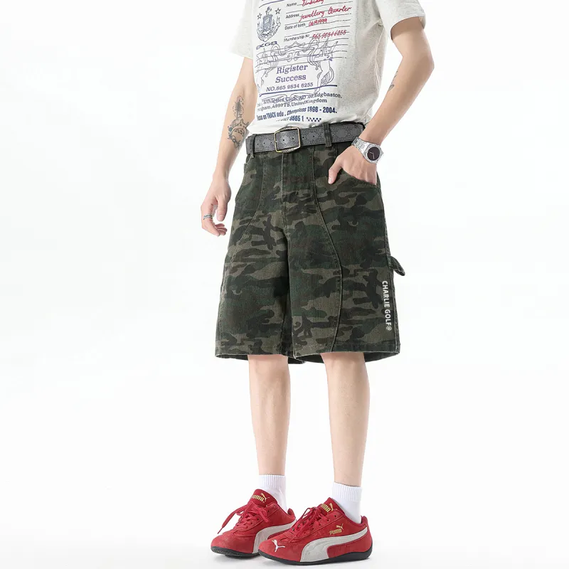 CHARLIE GOLF Denim Shorts Unisex-7