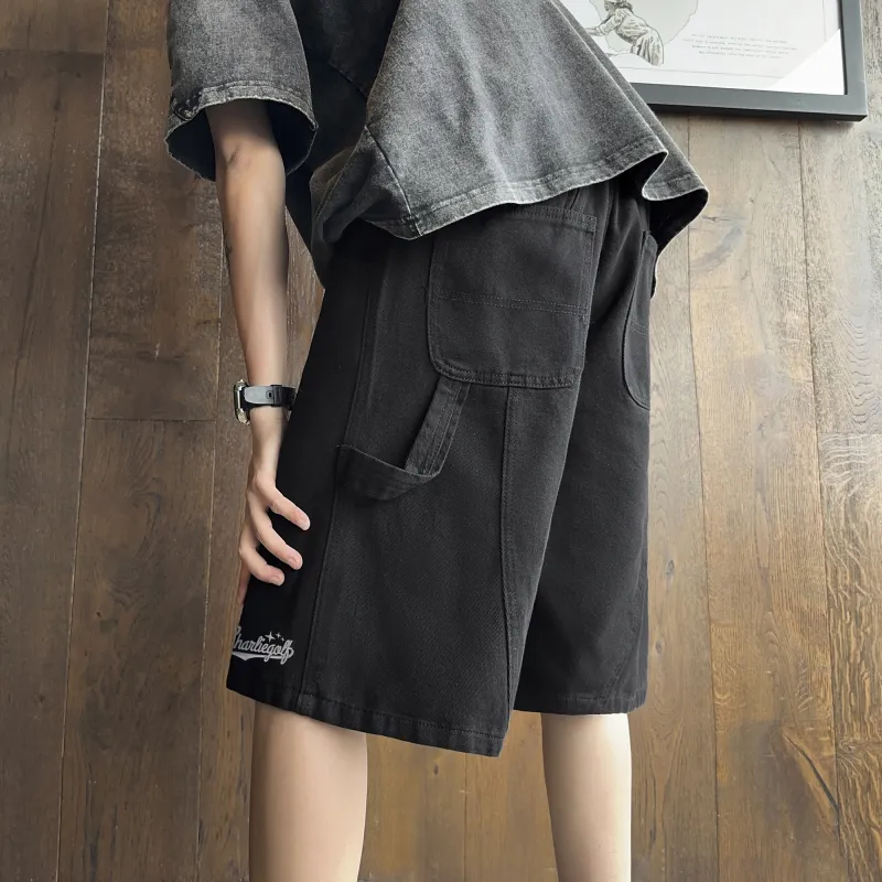 CHARLIE GOLF Denim Shorts Unisex-8