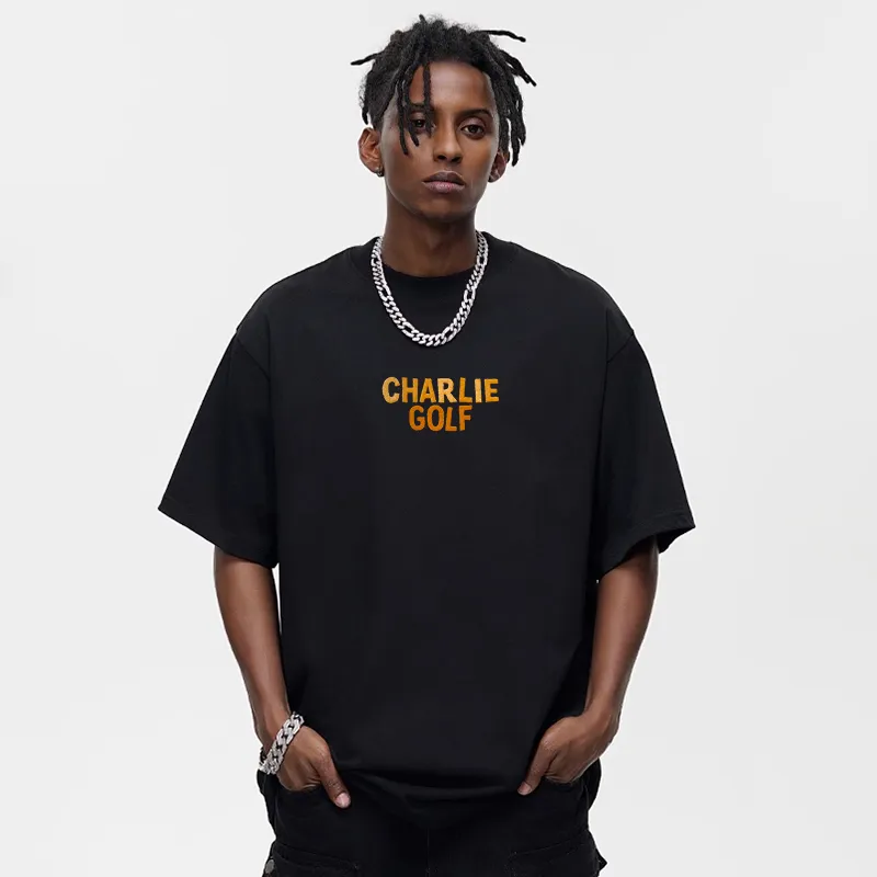 CHARLIE GOLF T Shirts Unisex-2