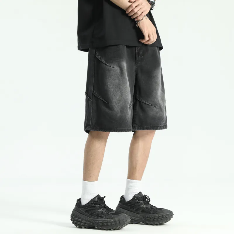 CHARLIE GOLF Denim Shorts Unisex-2